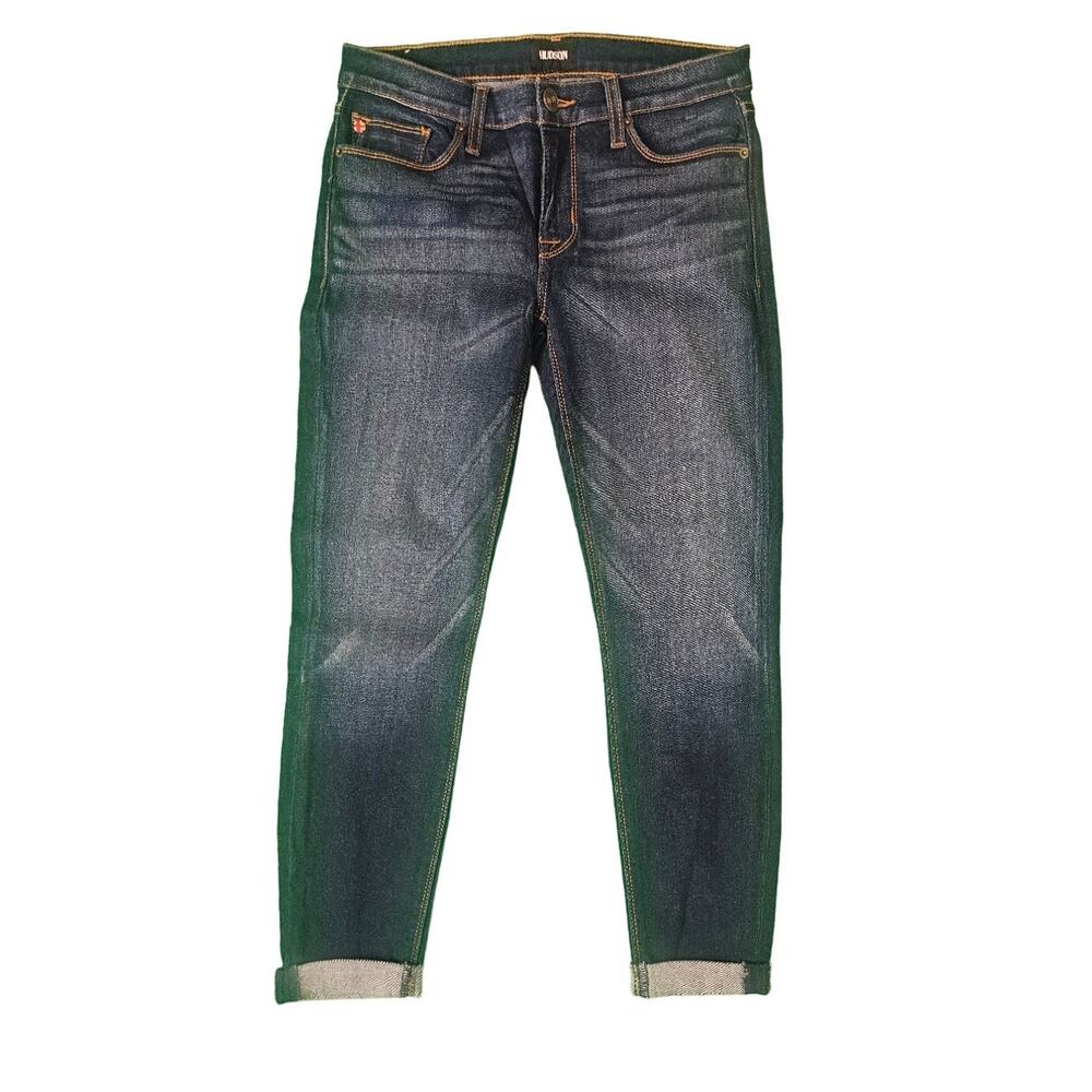 New Women's Hudson Jeans | Size 27 | Harkin Super Skinny Crop w/ Cuff | Blue
